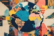 © Tunsale - Earth Collage of Patterns. AI generated illustration.