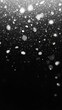 © Valeriia - Falling Snow on Black Background: Abstract Winter Texture