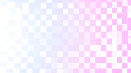 Wall Mural - Abstract checkered pattern background in pink and blue gradient.