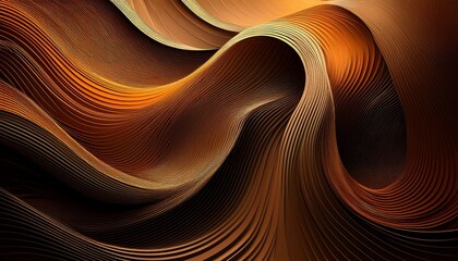 abstact curve lines elegant background 3d illustration