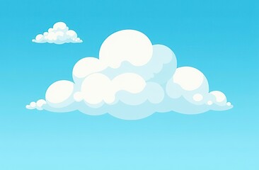 Wall Mural - set of cartoon clouds