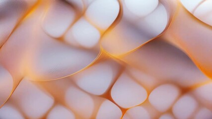 abstract cell structure, seamless looping