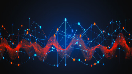 Abstract business  and charts and graphs with statistics to innovative analyze business potential and forecast future development of companies growth.