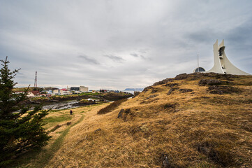 Wall Mural - cityscape of the city of Stykkisholmur, Snaefellness Peninsula, Iceland