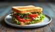 © Prana - BLT Sandwich with Crispy Bacon, Fresh Lettuce, and Juicy Tomato (American Cuisine)