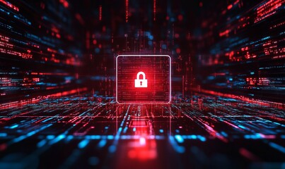 Network protection or Cyber security. Cyber technology web services for business and internet project. a background for cyber security with copy space