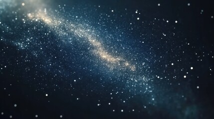 Wall Mural - close-up of milky way galaxy with stars and space dust in the universe, long exposure photograph, wi