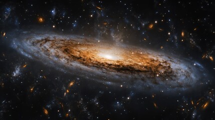 Wall Mural - milky way galaxy with stars and nebulae