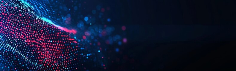 Modern illustration. Binary computer code. Technology background.