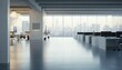 © Anastasiia - Modern office interior with skyline view during the early morning hours