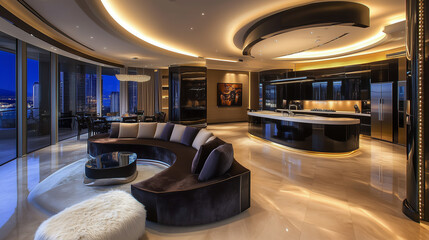 Luxury Interior Photography Featuring High-End Design Elements & Elegant Ambiance	