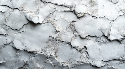 Leinwandbilder - The surface reveals a detailed view of a weathered gray wall, showcasing intricate cracks and textures that highlight its material strength and rustic charm.