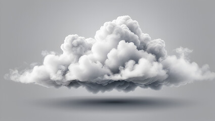 Realistic white cloud or smoke. White fog or smoke on transparent background. PNG image