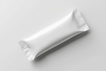 Sticker - A white wrapper is on a white background