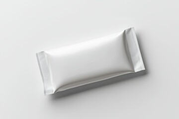 Sticker - A white wrapper is on a white background