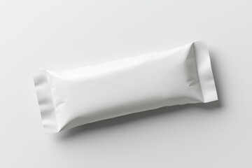 Poster - A white wrapper is on a white background