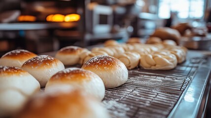 Explore a stateoftheart bakery kitchen complete with stainless steel ovens and equipment for perfect bread and pasta.