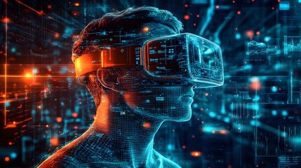 digital transformation conceptual for next generation technology era.