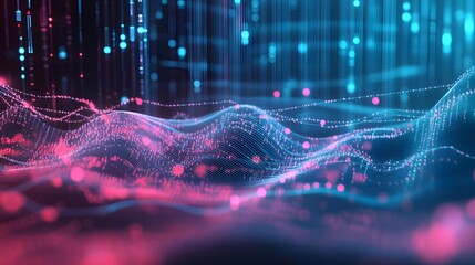 Abstract technology big data background concept.