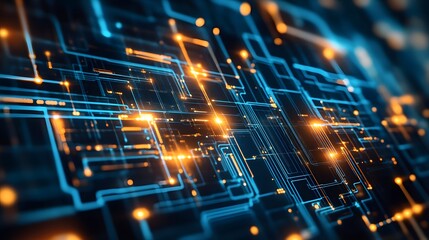 Abstract technology big data background concept.