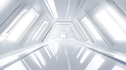white futuristic background . 
