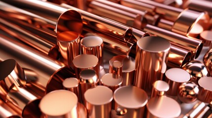 Copper: This highly conductive metal is prized for its electrical and thermal properties, commonly found in wiring, plumbing, and roofing applications.
