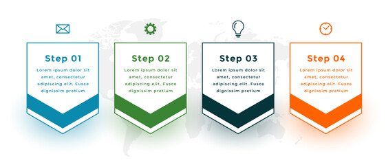 Wall Mural - corporate infographic timeline element layout for modern presentation