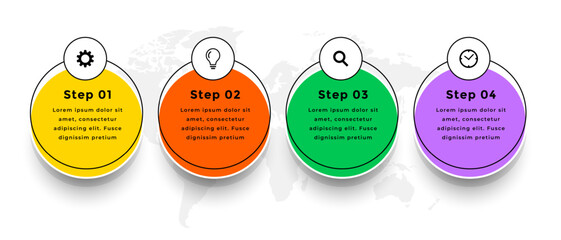 Sticker - line style ,modern infographic timeline chart template for business planning