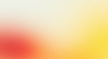 Red orange white color flow soft grainy backdrop design, abstract vibrant colors glowing noisy gradient texture, header, poster, banner, empty space