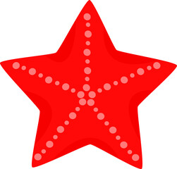 Wall Mural - red star