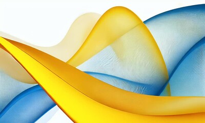 Wall Mural - abstract background with yellow and blue elements, vector illustration, white background, vector gra