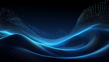 Digital Wave Abstract Background 