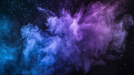 Wall Mural - color explosion and fiery burst of flames.