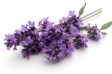 Sea Lavender Flower isolated on white background.