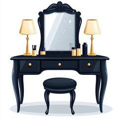 Wall Mural - Dressing Table Isolated