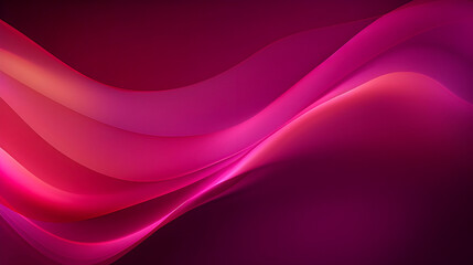 Canvas Print - Photo Glow Flow big neon wave background