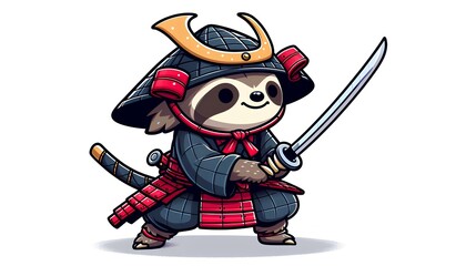 Meet the Samurai Sloth A Whimsical Adventure