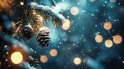 Wall Mural - hintergrund - winter - weihnachten ii