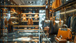 © Akash Tholiya - Step into a luxurious designer boutique where elegance meets style. This fashionable store showcases a collection of expensive leather handbags and accessories, perfect for the modern, stylish woman