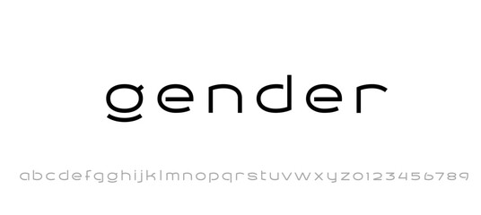 Canvas Print - tech digital font cyber alphabet made future style