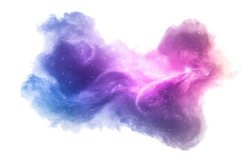 stunning nebula clouds swirling isolated on transparent background perfect for science and art appli