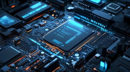 Update software application and hardware upgrade technology concept. 