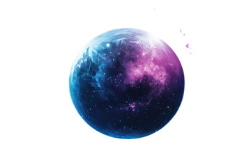 Wall Mural - planetary nebula isolated on transparent background for scientific illustrations and educational pur
