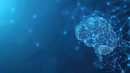 Digital Brain Abstract Illustration