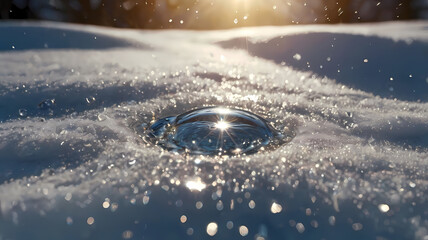 Water drops, background, water drops on leaves, water drops on sand, water drops on the ground, water drops on ice, water drops on snow, pattern 25