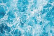 © Vii - A close-up shot of the blue ocean with foamy water, perfect for use in travel or nature-related projects