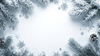 © Mikhail - Minimalistic Winter Scene Featuring Silver Accents
