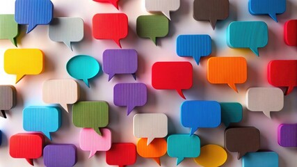 Colorful Speech Bubbles.