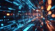 © Farid - Automation concept with abstract high speed technology