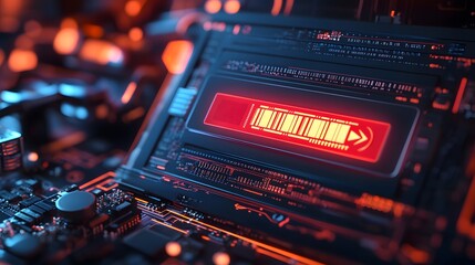Update software application and hardware upgrade technology concept. 